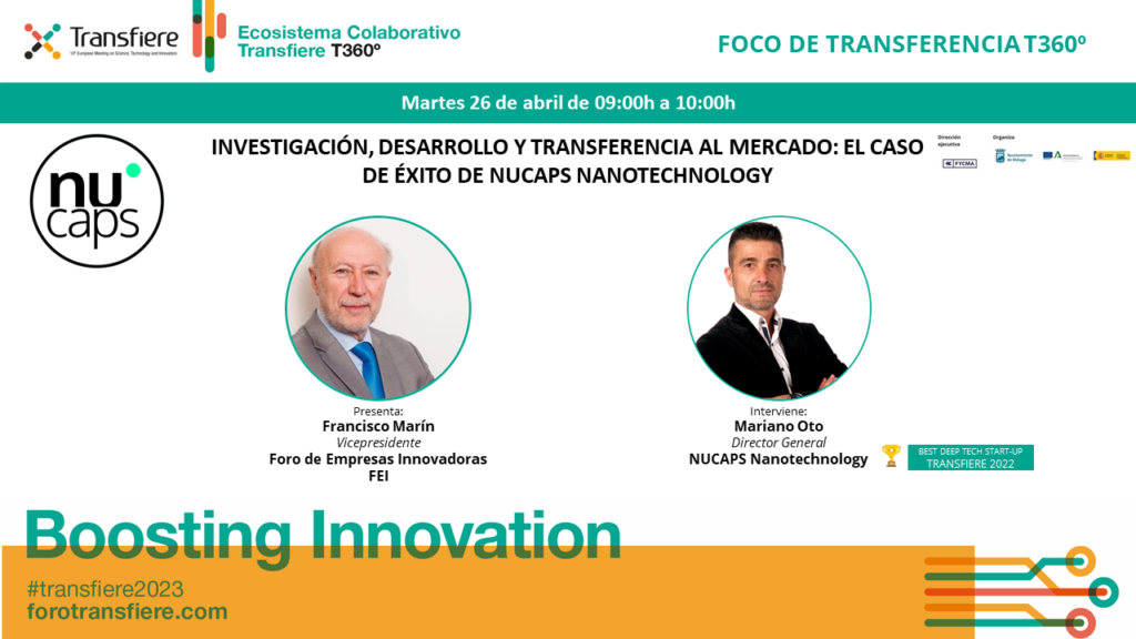 Mariano Oto, DG de Nucaps, participó en el 'Boosting Innovation' analizando el caso de la compañía