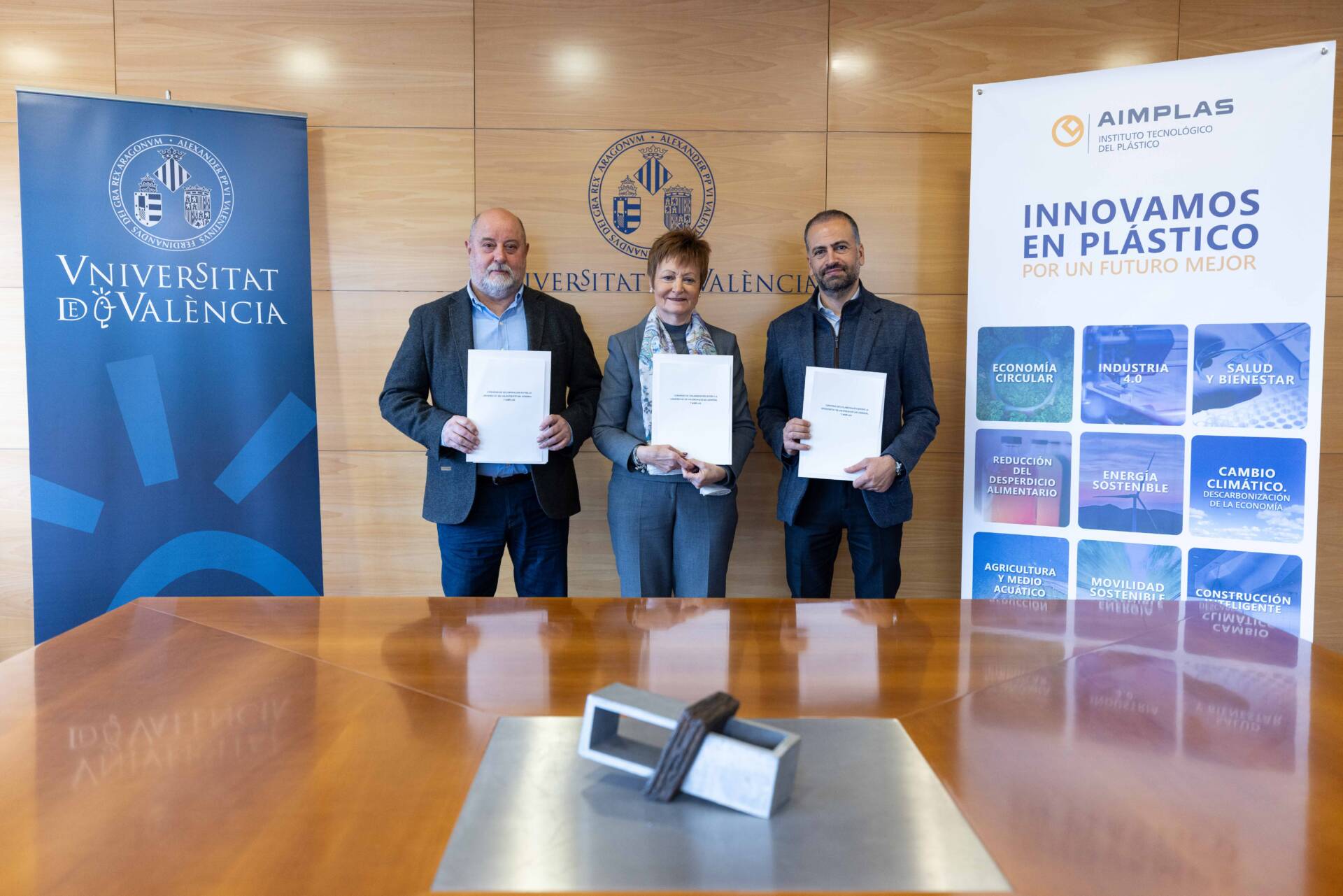 AIMPLAS pone en marcha una Cátedra con la UV y una de sus investigaciones es galardonada en los los ‘go!ODS’
