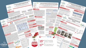 CTAEX presenta 5 trabajos de investigación sobre la cadena de valor del tomate para industria en el Congreso Mundial del Tomate
