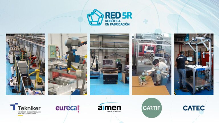 La Red Cervera 5R -formada por AIMEN, CARTIF, CATEC, EURECAT Y TEKNIKER- logra el intercambio tecnológico estatal