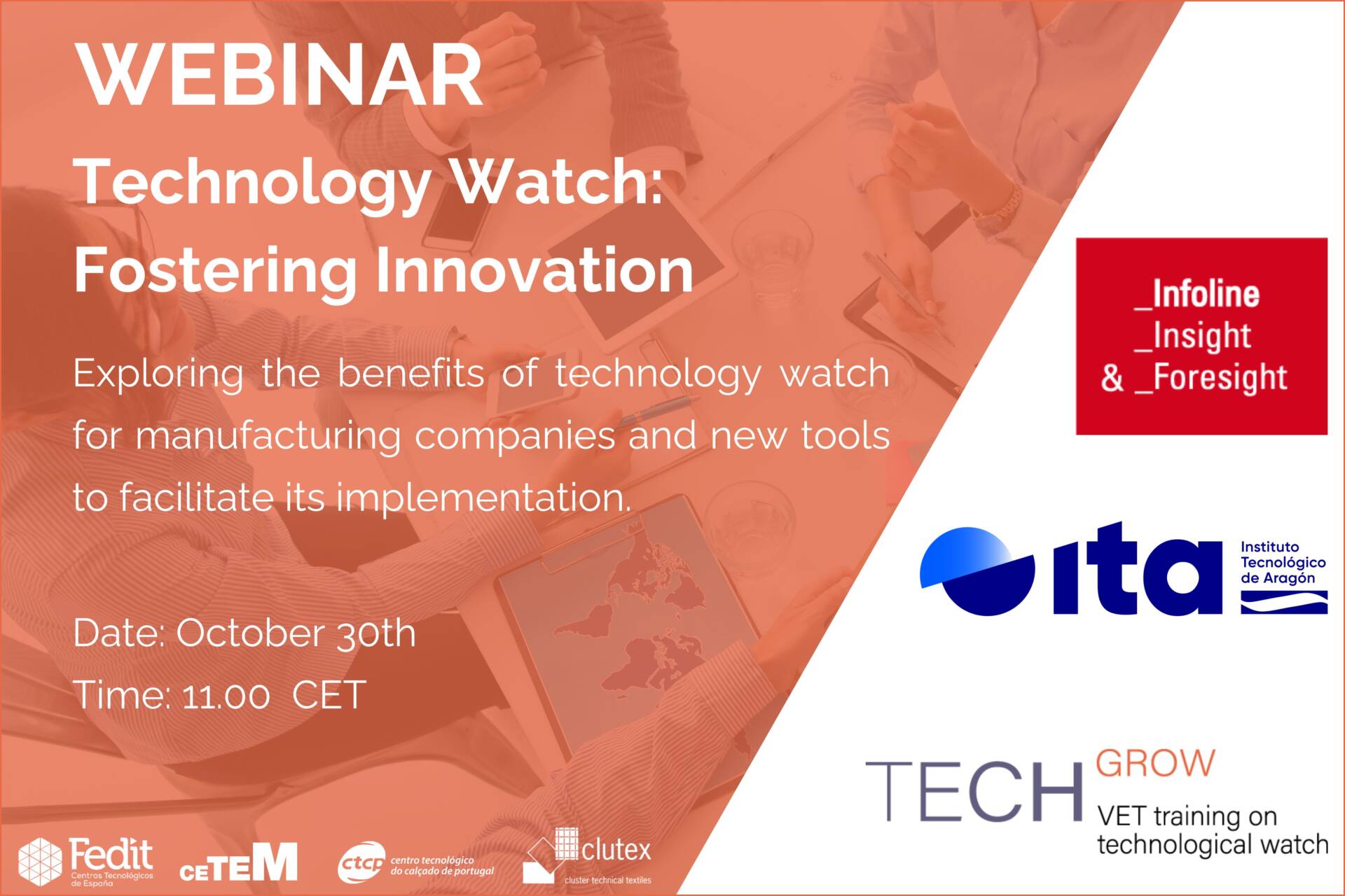 Webinar “Vigilancia Tecnológica: Fomentando la Innovación”