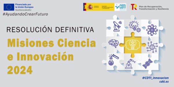 Los Centros Tecnológicos apalancan hasta un 63,73% de la subcontratación empresarial en la convocatoria ‘Misiones Ciencia e Innovación 2024’ de CDTI