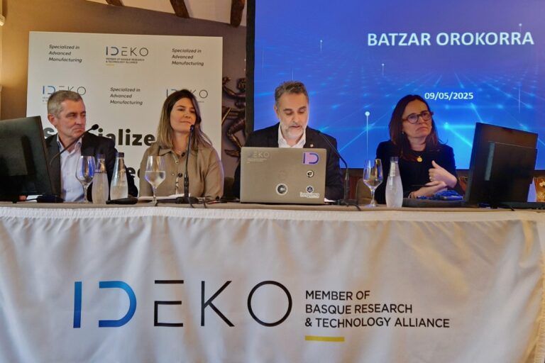 IDEKO Centro Tecnológico cierra un año récord en pedidos y facturación, con hasta 12,9 millones de euros