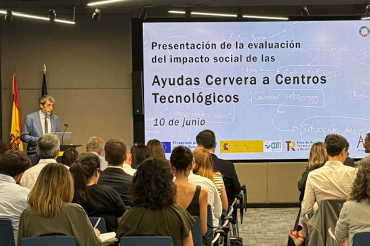 CDTI presenta los resultados de la evaluación del impacto social del programa “Ayudas Cervera para Centros Tecnológicos”