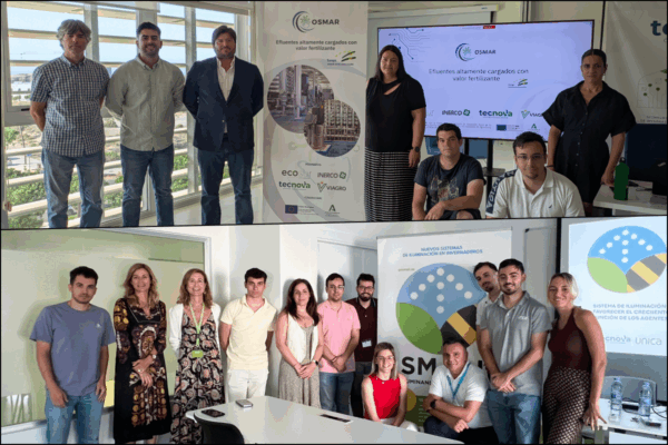 El Centro Tecnológico TECNOVA finaliza los proyectos OSMAR y SMALI con resultados prometedores