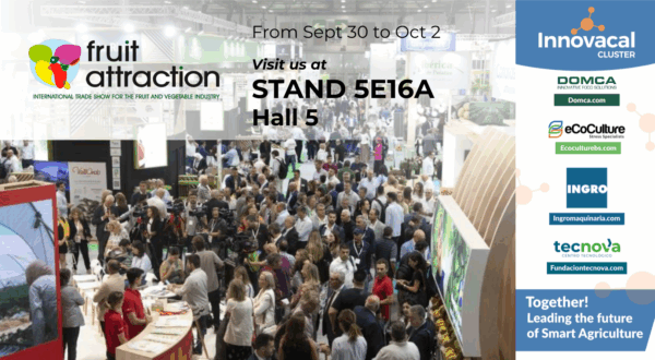 El Centro Tecnológico TECNOVA, como asociada del Clúster Innovacal, presente en Fruit Attraction 2025