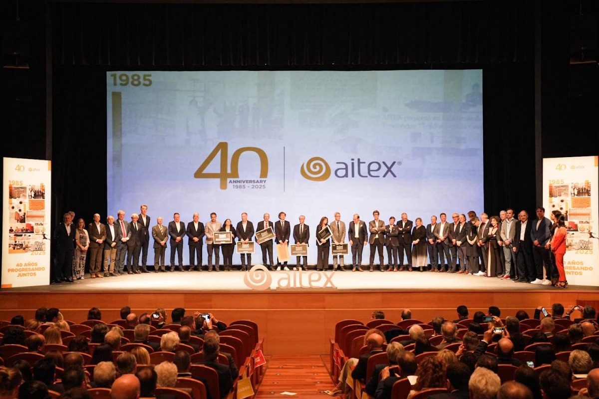 El Centro Tecnológico AITEX celebra 40 años rindiendo homenaje a su historia y a quienes la construyen