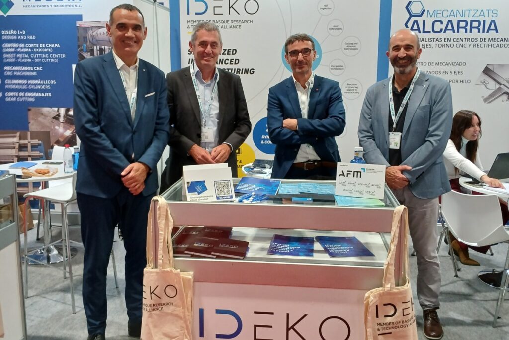 IDEKO expone en MetalMadrid una muestra de sus capacidades en digitalización industrial y rectificado de precisión